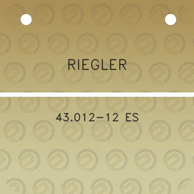 riegler-43012-12-es