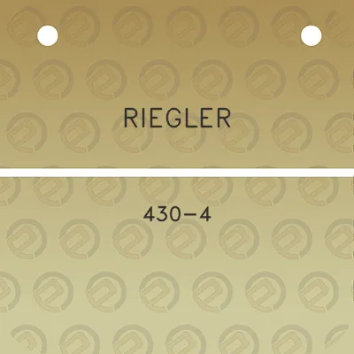 riegler-430-4