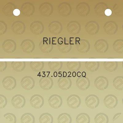 riegler-43705d20cq