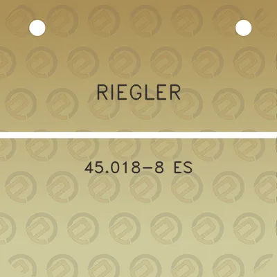 riegler-45018-8-es