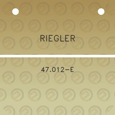 riegler-47012-e