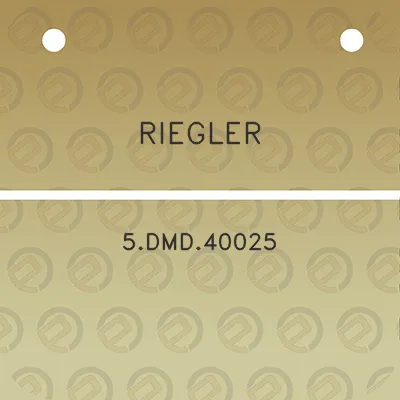 riegler-5dmd40025