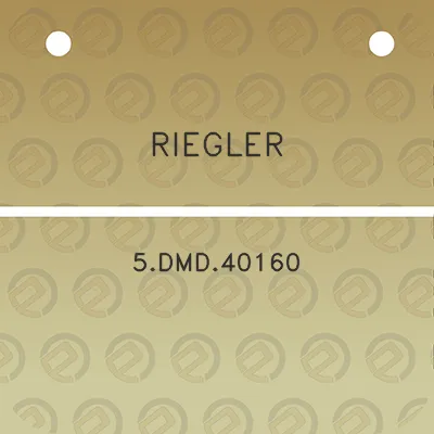 riegler-5dmd40160