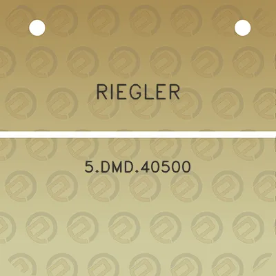 riegler-5dmd40500