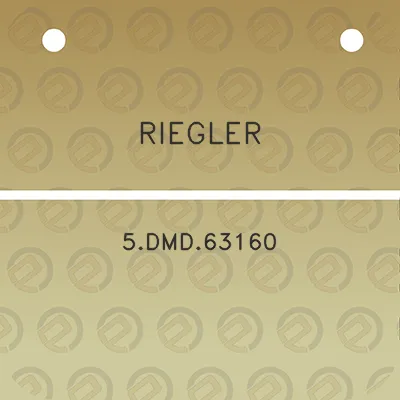 riegler-5dmd63160