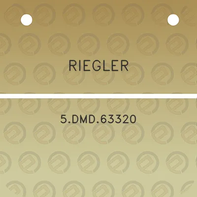 riegler-5dmd63320