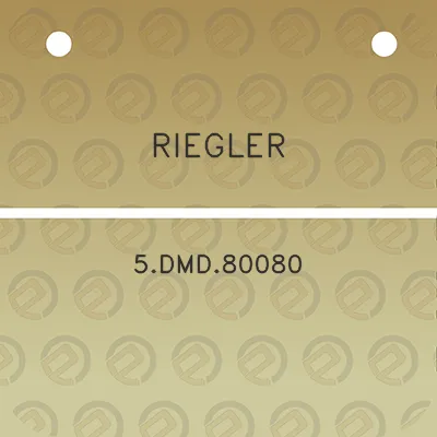 riegler-5dmd80080