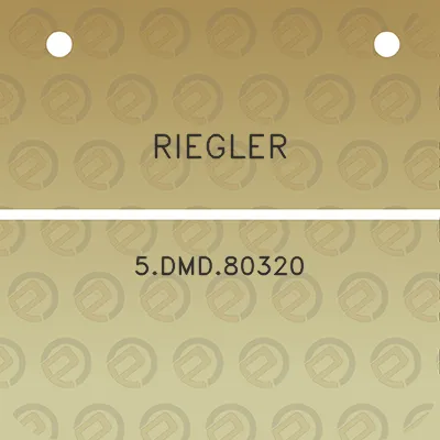 riegler-5dmd80320