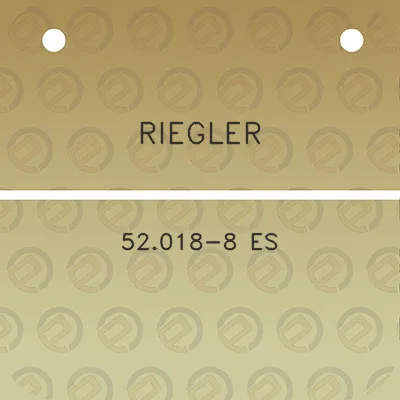 riegler-52018-8-es