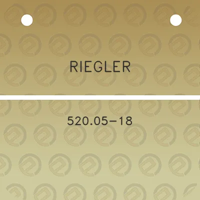 riegler-52005-18