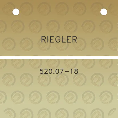 riegler-52007-18