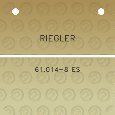 riegler-61014-8-es