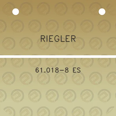 riegler-61018-8-es