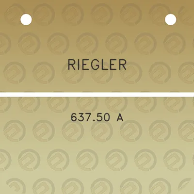 riegler-63750-a