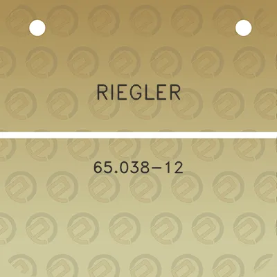 riegler-65038-12