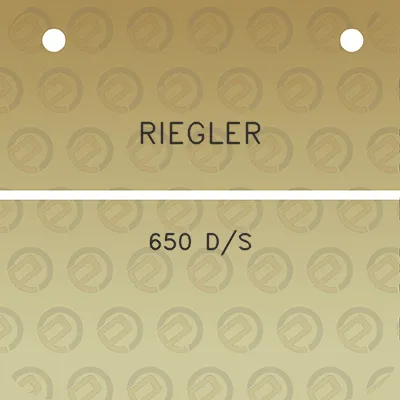 riegler-650-ds