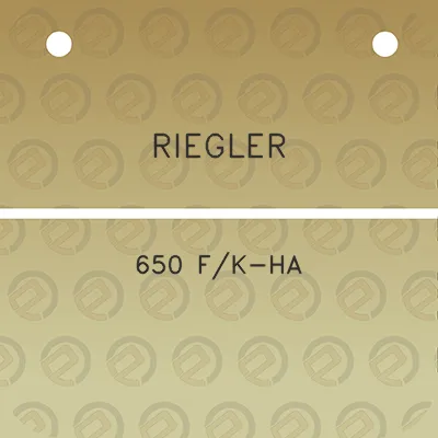 riegler-650-fk-ha