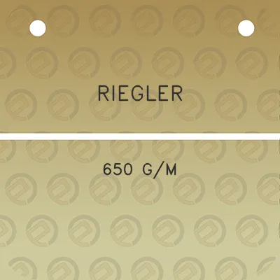 riegler-650-gm