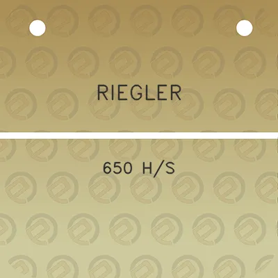 riegler-650-hs