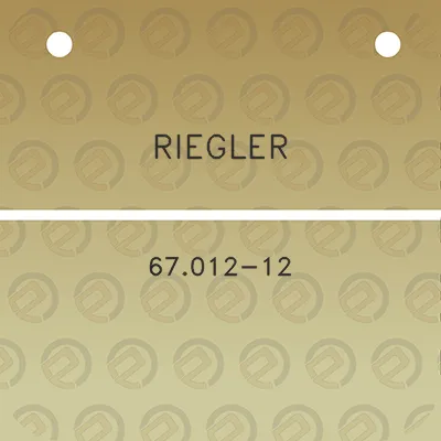 riegler-67012-12