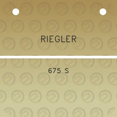 riegler-675-s