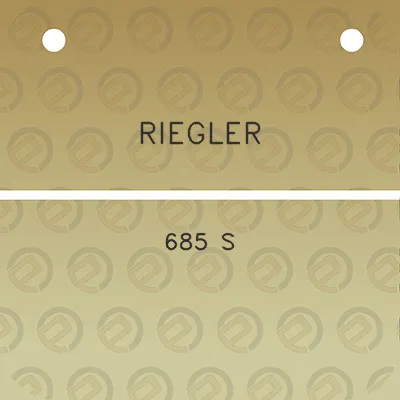 riegler-685-s