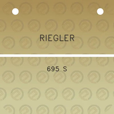 riegler-695-s