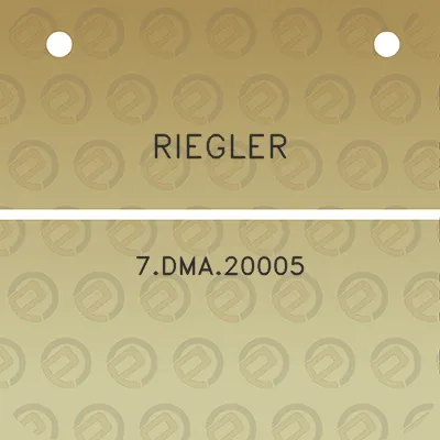 riegler-7dma20005