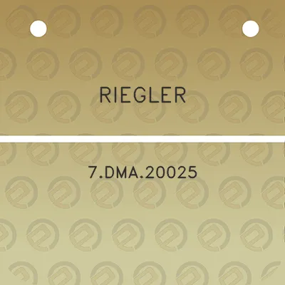 riegler-7dma20025