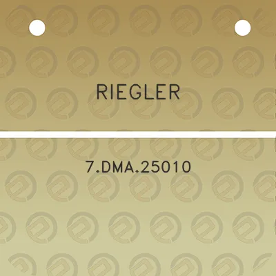 riegler-7dma25010