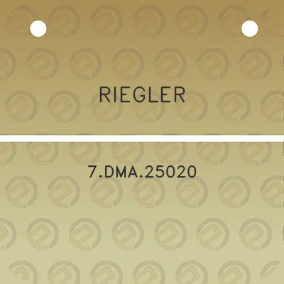 riegler-7dma25020