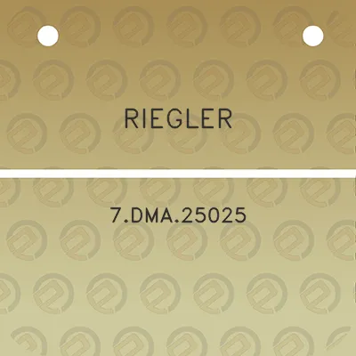 riegler-7dma25025