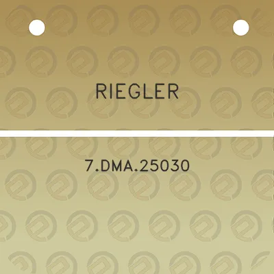 riegler-7dma25030