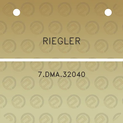 riegler-7dma32040