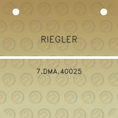 riegler-7dma40025