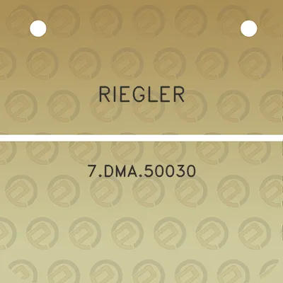 riegler-7dma50030