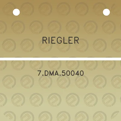 riegler-7dma50040