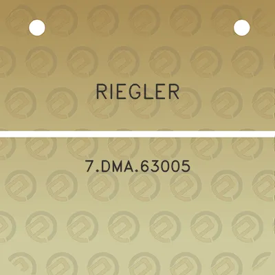 riegler-7dma63005