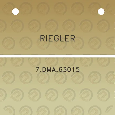 riegler-7dma63015