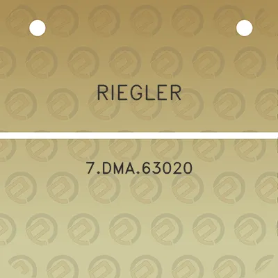 riegler-7dma63020