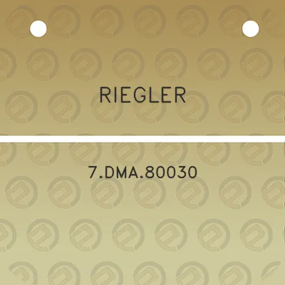 riegler-7dma80030