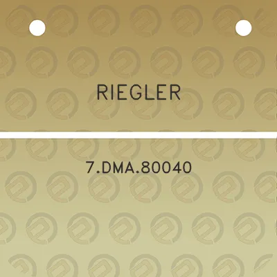 riegler-7dma80040