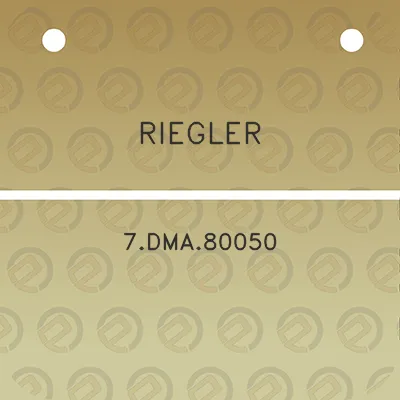 riegler-7dma80050