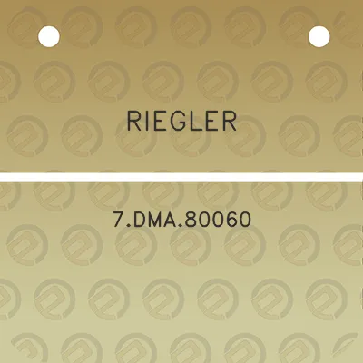 riegler-7dma80060