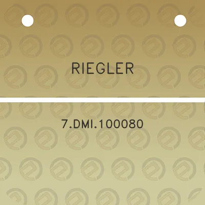 riegler-7dmi100080