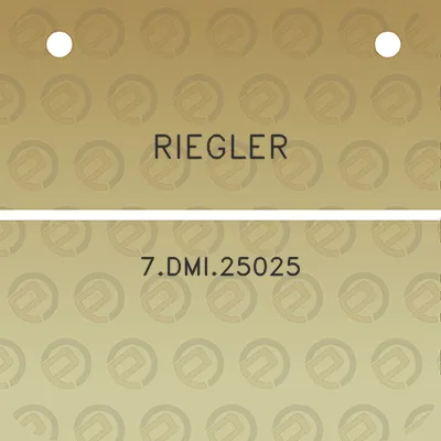 riegler-7dmi25025