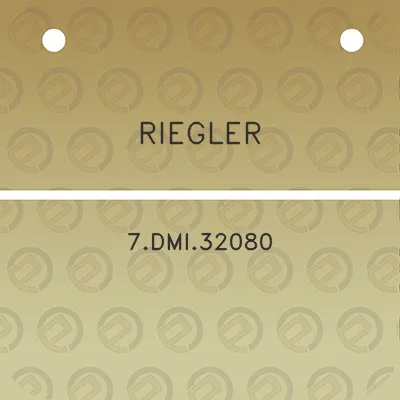 riegler-7dmi32080