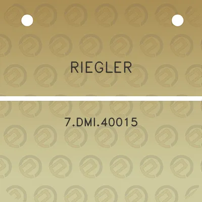 riegler-7dmi40015