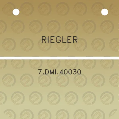 riegler-7dmi40030