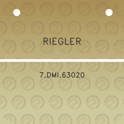 riegler-7dmi63020